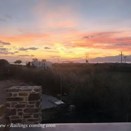 Naxos Cube Villa Panoramic Views Maisonette With Sea View 2 Min Walk To Plaka Beach Apartment