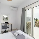 Apartment Naxos Cube Panoramic Views Maisonette With Sea View 2 Min Walk To