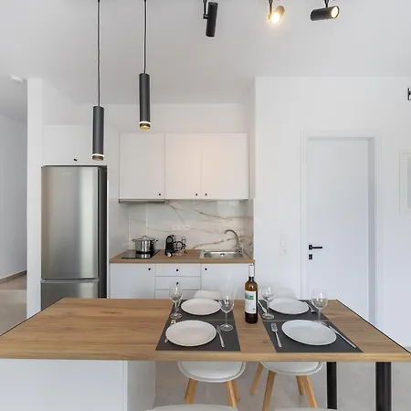 Naxos Cube Villa Panoramic Views Maisonette With Sea View 2 Min Walk To Plaka Beach 公寓 *