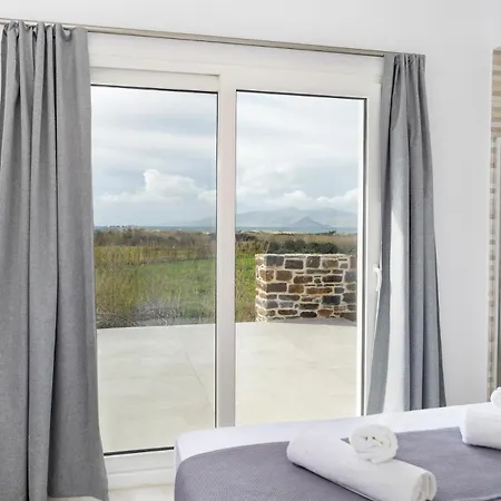 Naxos Cube Villa Panoramic Views Maisonette With Sea View 2 Min Walk To Plaka Beach * Pláka