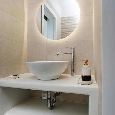 Naxos Cube Villa Panoramic Views Maisonette With Sea View 2 Min Walk To Plaka Beach *