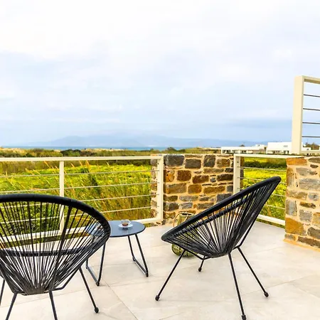 Naxos Cube Panoramic Views Maisonette With Sea View 2 Min Walk To Pláka