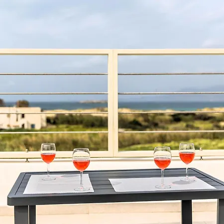 Apartamento Naxos Cube Panoramic Views Maisonette With Sea View 2 Min Walk To