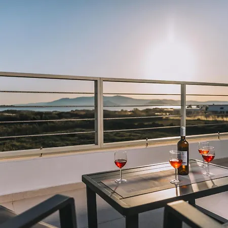 Naxos Cube Panoramic Views Maisonette With Sea View 2 Min Walk To Apartamento