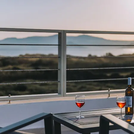 Naxos Cube Panoramic Views Maisonette With Sea View 2 Min Walk To Apartamento *