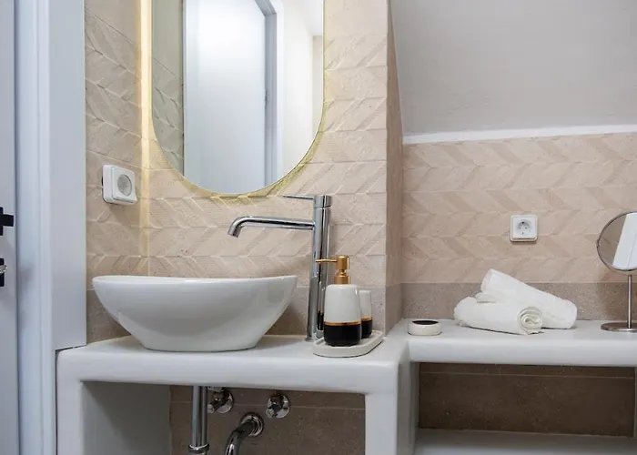 公寓 Naxos Cube Villa Panoramic Views Maisonette With Sea View 2 Min Walk To Plaka Beach Pláka