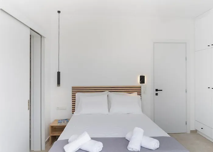 Naxos Cube Villa Panoramic Views Maisonette With Sea View 2 Min Walk To Plaka Beach